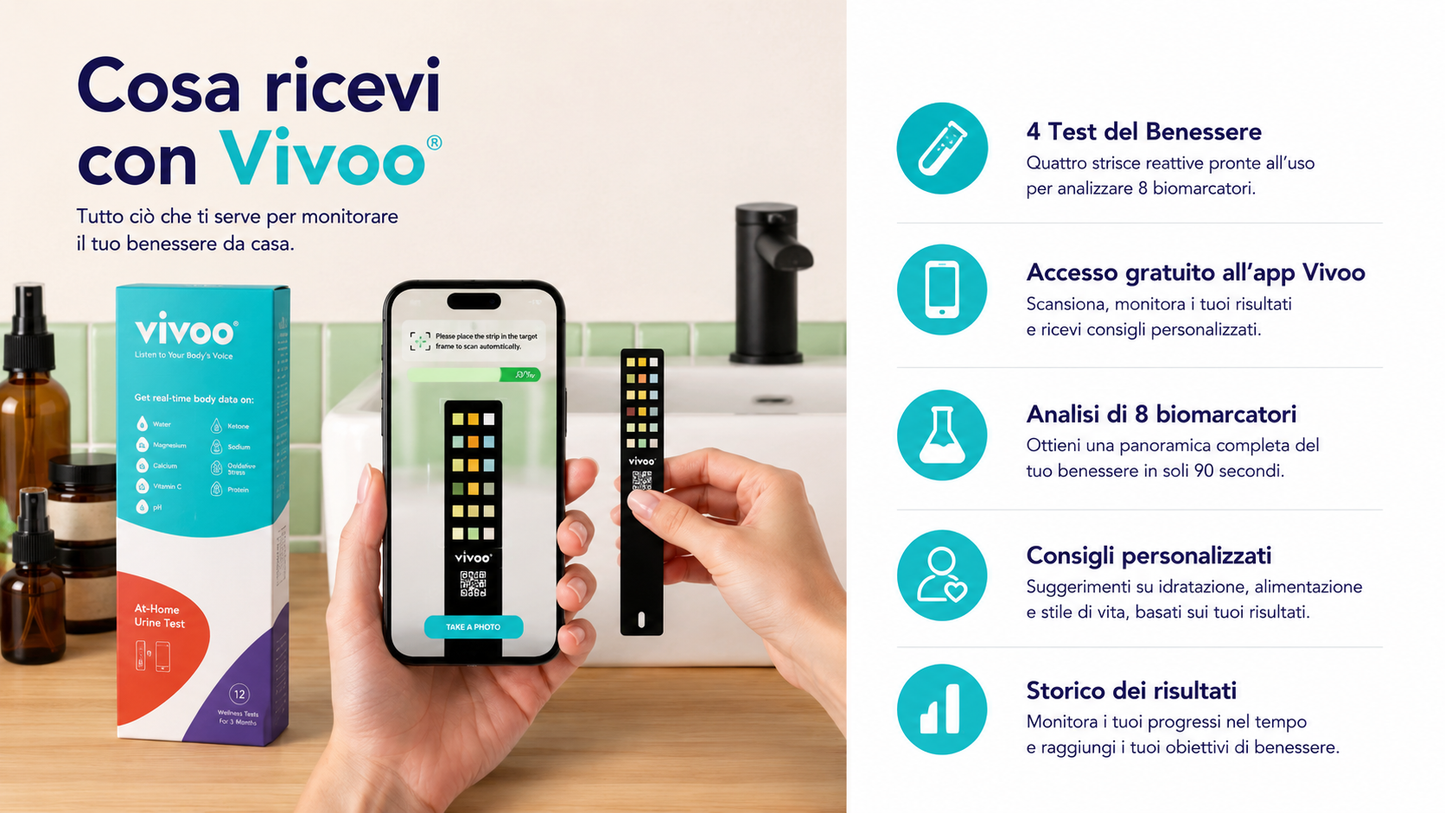 Vivoo Test del Benessere - Abbonamento Mensile